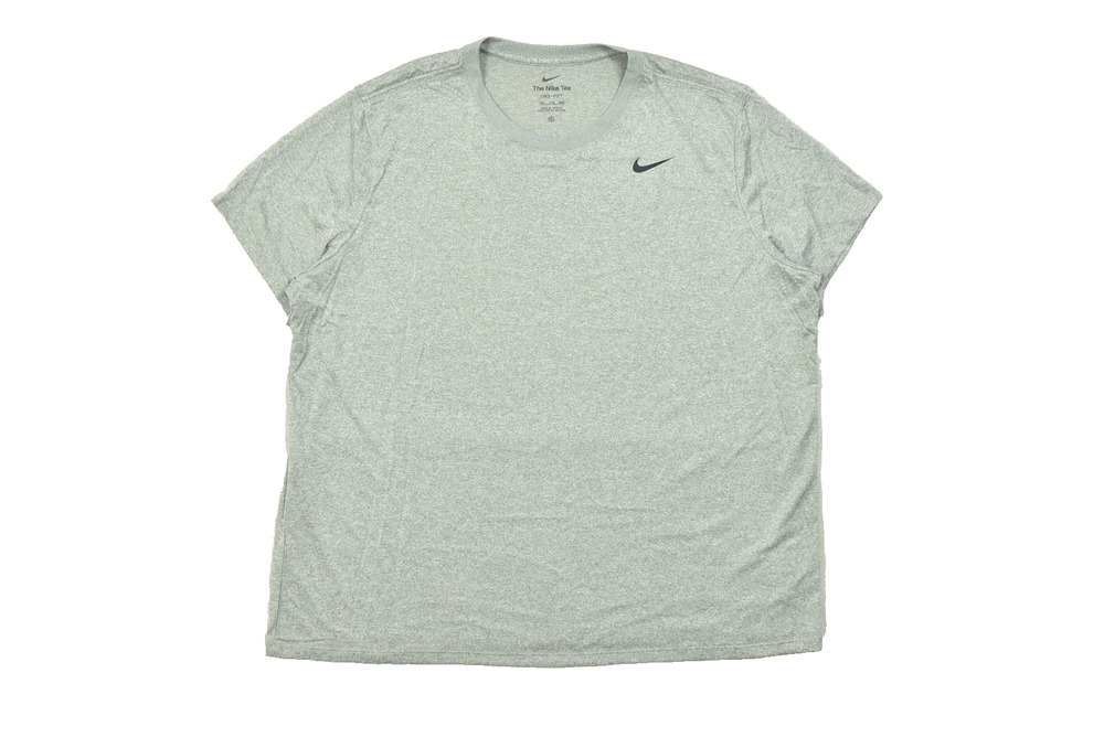 Nike Dri-Fit Men's XXL Gray Heather Short Sleeve Performance Athletic T-Shirt